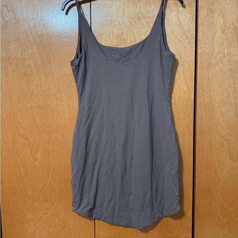 Brown Sleeveless Dress